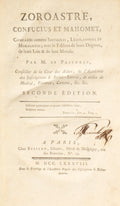 ZOROASTRE, CONFUCIUS ET MAHOMET,