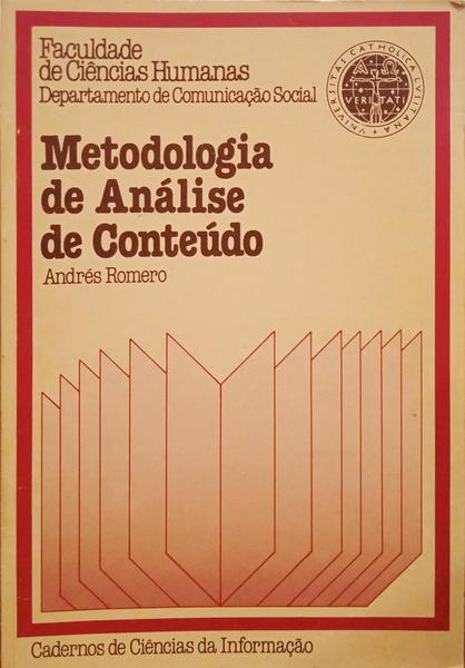 ROMERO. (Andrés) ANÁLISE DE CONTEÚDO.