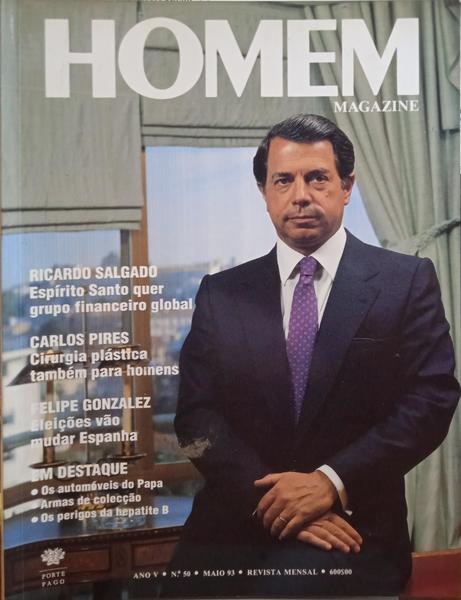 HOMEM MAGAZINE, N.º 50, MAIO 1993.