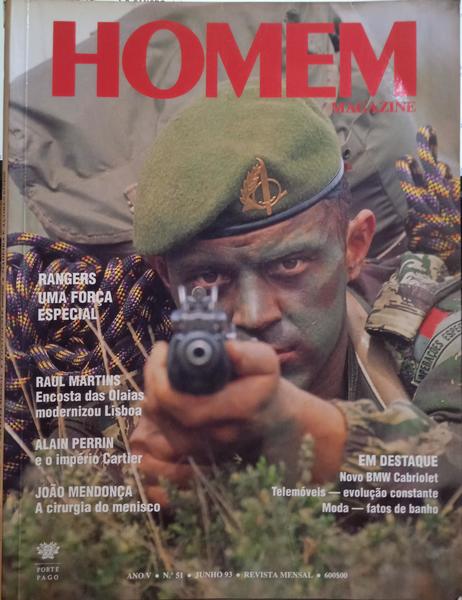 HOMEM MAGAZINE, N.º 51, JUNHO 1993.