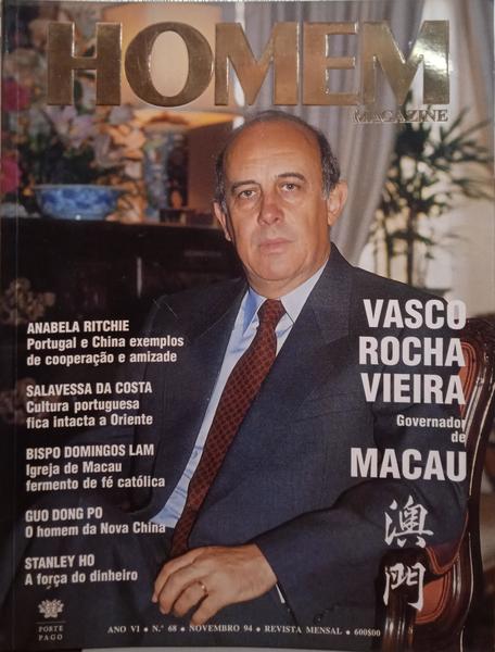 HOMEM MAGAZINE, N.º 68, NOVEMBRO 1994.