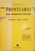 PRONTUÁRIO: ERROS CORRIGIDOS DE PORTUGUÊS.