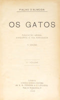 FIALHO DE ALMEIDA. (José Valentim) OS GATOS. [6 VOLS. EDIÇÕES VARIADAS]