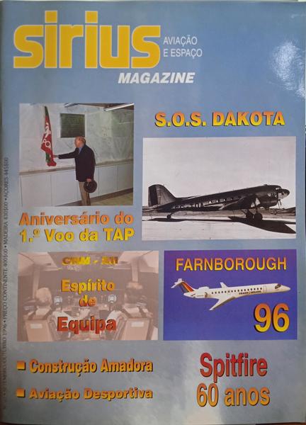 SIRIUS MAGAZINE, AVIAÇÃO E ESPAÇO, ANO 9, N.º 61, SETEMBRO/OUTUBRO 1996.