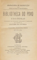 BIBLIOTHECA DO POVO E DAS ESCOLAS, [23.ª] VIGÉSIMA-TERCEIRA SÉRIE, N.º 177-184.