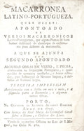 MACARRONEA LATINO-PORTUGUEZA.