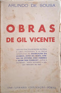 VICENTE. (Gil) e Arlindo de Sousa. OBRAS DE GIL VICENTE.