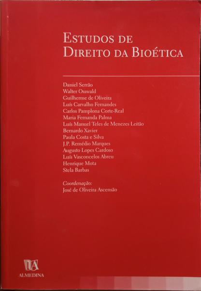 ESTUDOS DE DIREITO DA BIOÉTICA.