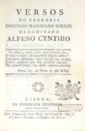 VERSOS DO BACHAREL DOMINGOS MAXIMIANO TORRES