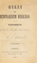 RIBEIRO. (Bernardim) OBRAS.