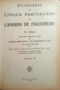 CÂNDIDO DE FIGUEIREDO. (António Pereira) DICIONÁRIO DA LÍNGUA PORTUGUESA. [VOLUME II]