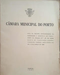 CÂMARA MUNICIPAL DO PORTO. [ACTAS]