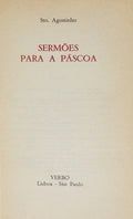 SANTO AGOSTINHO. SERMÕES PARA A PÁSCOA. [ENC.]