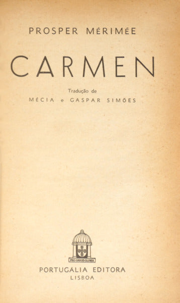 MÉRIMÉE. (Prosper) CARMEN.