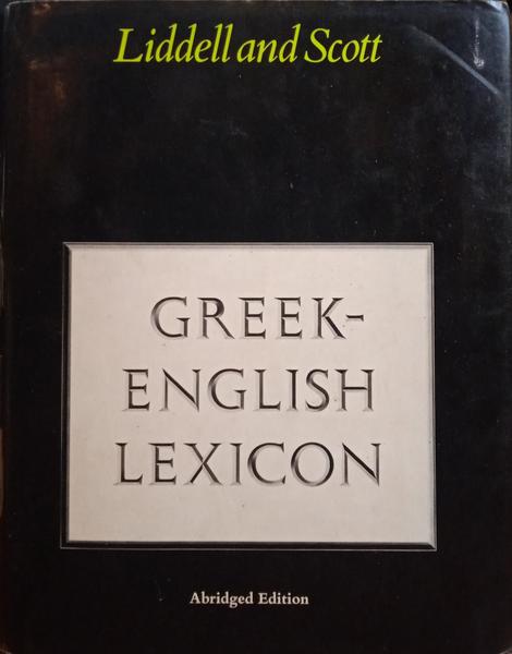 LIDDELL. (Henry George) e Robert Scott. A LEXICON.