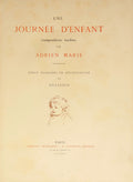 MARIE. (Adrien) UNE JOURNÉE D'ENFANT.