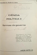 MIRANDA. (Jorge) CIÊNCIA POLÍTICA II, FORMAS DE GOVERNO.