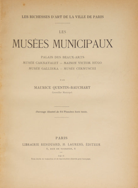 LES MUSÉES MUNICIPAUX.