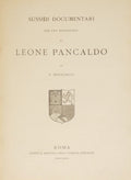 SUSSIDI DOCUMENTARI PER UNA MONOGRAFIA SU LEONE PANCALDO.