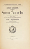 HISTÓRIA QUINHESTISTA (INÉDITA) DO SEGUNDO CÊRCO DE DIO.
