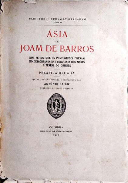 ÃSIA DE JOAM DE BARROS.