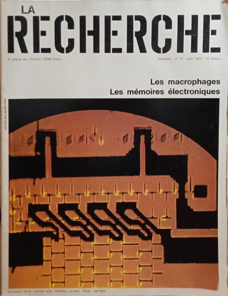RECHERCHE (LA), N.º 57, JUIN 1975.