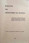 BOLETIM DO MINISTÉRIO DA JUSTIÇA, NÚMERO ESPECIAL, 1989.