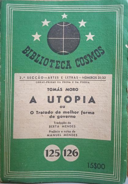 MORE. (Thomas) A UTOPIA.