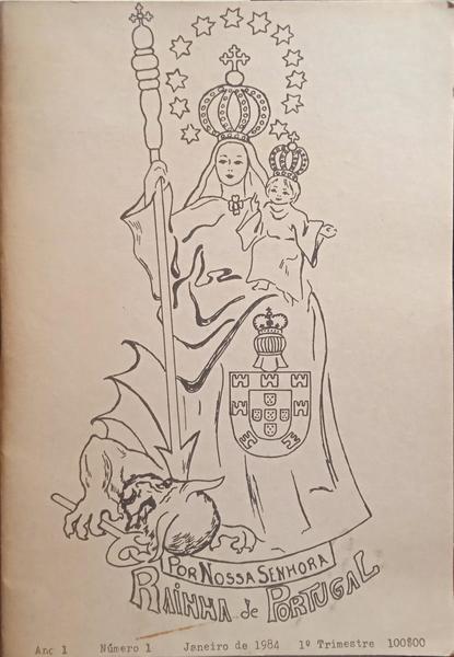 POR NOSSA SENHORA RAINHA DE PORTUGAL, NÚMERO 1, JANEIRO DE 1984.