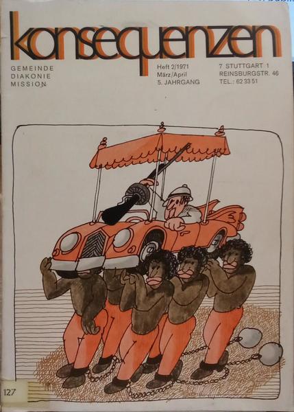 KONSEQUENZEN, HEFT 2, MÄRZ/APRIL 1971.