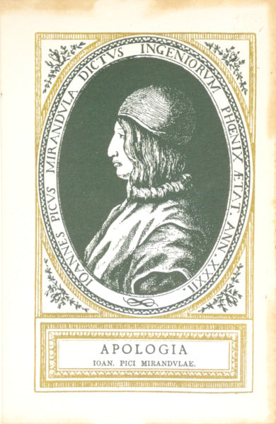 PICCO DELLA MIRANDOLA. (Giovanni) e José V. de Pina Martins. APOLOGIA PROPOSITIONVM SVARVM.