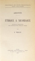 ARISTÓTELES. ÉTHIQUE A NICOMAQUE.