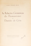 BEAU. (Albin Eduard) AS RELAÇÕES GERMÂNICAS DO HUMANISMO DE DAMIÃO DE GÓIS.