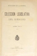 COLECCIÓN LEGISLATIVA DEL EJÉRCITO, AÑO 1915.
