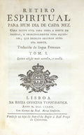 RETIRO ESPIRITUAL PARA HUM DIA DE CADA MEZ. [2 VOLS.]