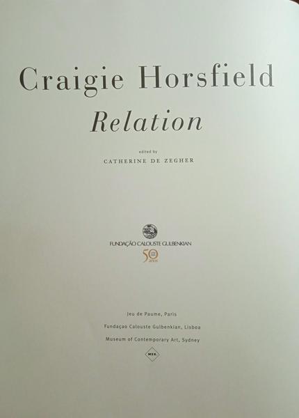 CRAIGIE HORSFIELD, RELATION. [EDITION ENGLISH-PORTUGUESE]