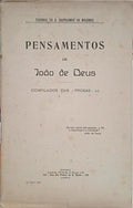 PENSAMENTOS DE JOÃO DE DEUS. [DED. AUTOR]