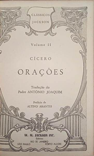 ORAÇÕES. [VOLUME II]