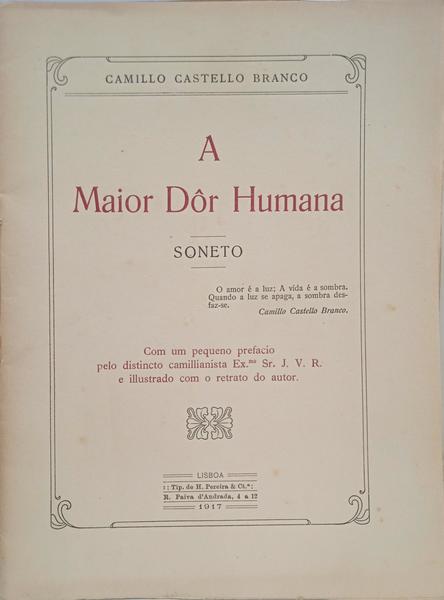 A MAIOR DÔR HUMANA.