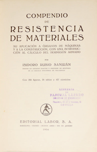 COMPENDIO DE RESISTENCIA DE MATERIALES.