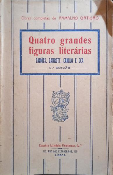 QUATRO GRANDES FIGURAS LITERÁRIAS.