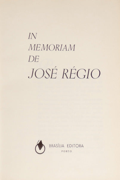 IN MEMORIAM DE JOSÉ RÉGIO.