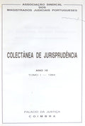 COLECTÂNEA DE JURISPRUDÊNCIA, ANO IX, 1984.