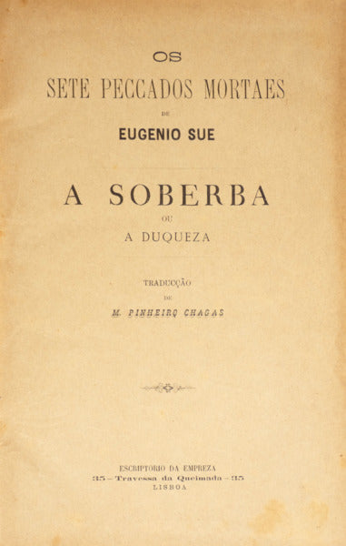OS SETE PECCADOS MORTAES.