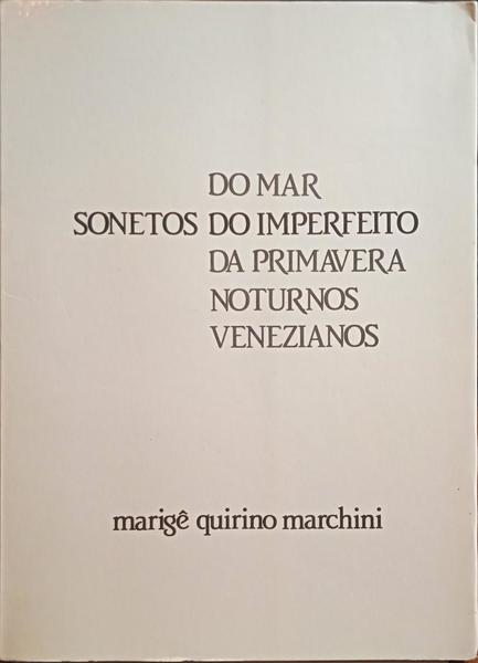 SONETOS DO IMPERFEITO.