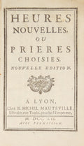 HEURES NOUVELLES OU PRIERES CHOISIES.