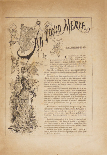 ANTÓNIO MARIA (O). [1.ª SÉRIE: 1879-1884]