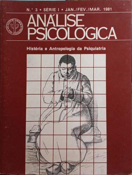 ANÁLISE PSICOLÓGICA, N.º 3 SÉRIE I, JANEIRO-MARÇO 1981.