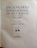 GRIMAL. (Pierre) DICIONÁRIO INTERNACIONAL DE BIOGRAFIAS. [4 VOLS.]