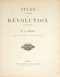THIERS. (M. Adolphe) ATLAS DES CAMPAGNES DE LA RÉVOLUTION FRANÇAISE.
